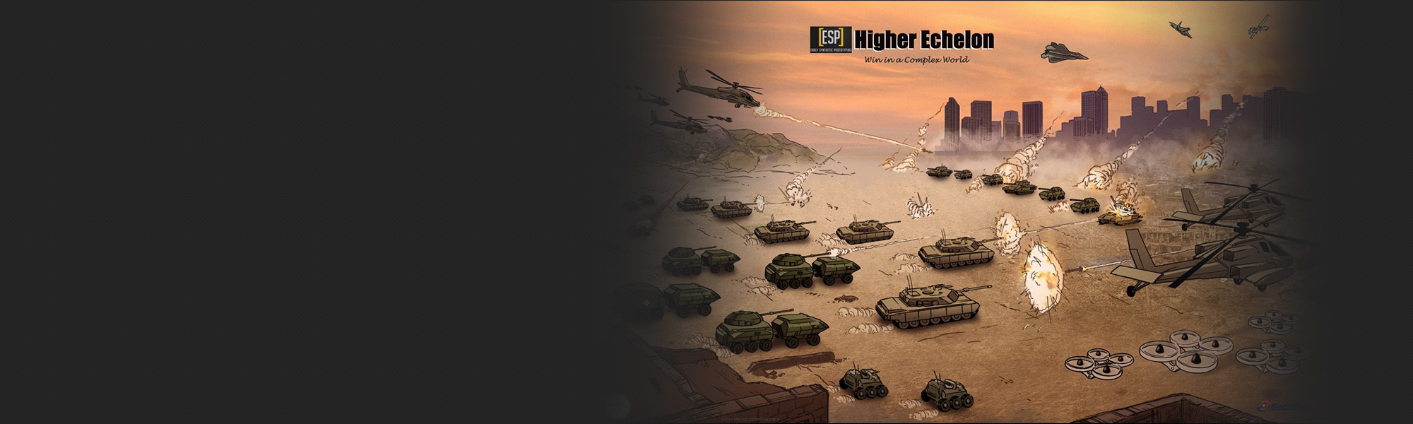 ESP Higher Echelon military game